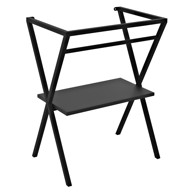 SAPHO Postolje ispod umivaonika Ferro 56,5x72 cm, crno