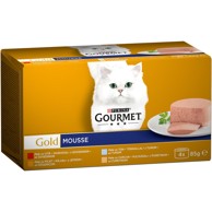 GOURMET Hrana za mačke Mousse multipakiranje, 4x85 g