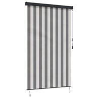 Rolo zavjesa, 120 x 250 cm, tkanina i aluminij, antracit i bijela