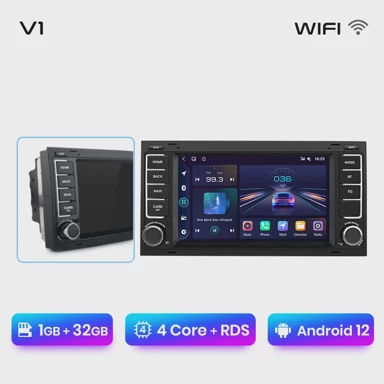 Multimedia pametni sustavi za automobile,VW Touareg Multivan T5 Transporter,2004-2009,V1 Plus,2GB,32GB