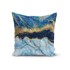 MINIMALIST CUSHION COVERS Jastučnica , 45 x 45 cm Marble With Blue