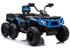 Vozilo na akumulator JC606 Quad ATV 6 kotača 24V 4x4 s prikolicom, plava