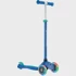GLOBBER Romobil Primo Plus Lights s kacigom tamno plava/tirkizna