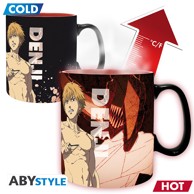 Šalica Chainsaw Man Heat Change Denji & Aki, 460 ml