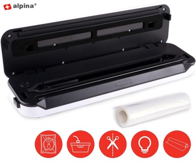 ALPINA Uređaj za vakumiranje, 110 W, ABS, bijeli