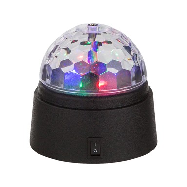 GLOBO Disco kugla 6x LED 0,06W 3V, bijela