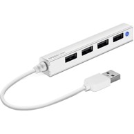 SPEEDLINK USB hub Snappy Slim, USB-A, 4x USB-A 2.0, bijeli