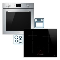 SMEG Ugradbeni set ploča SI4642D + pećnica SF6400TVX (SET 4)