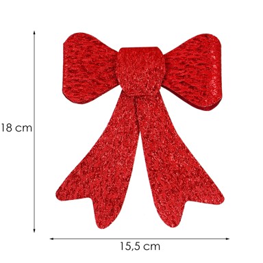 SPRINGOS Set božićnih mašni, 13x17 cm, 2 kom  