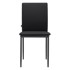 STØRAA Crne blagovaonske stolice u setu 2 kom od umjetne kože Pavia 