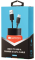 CANYON Kabel UC-1 USB-C, 5 W, 1 m, crna (CNE-USBC1B)