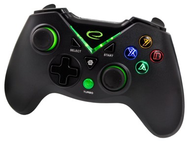 NORTHIX Bežični gamepad Major, 2.4 GHz USB, za PC, PS3, Xbox One i Xbox Series X/S, crna