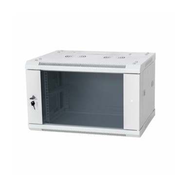 NAVIATEC zidni ormar, 9U, 600x600 mm, rastavljen, model QA-66G, sivi  