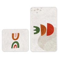 MILA HOME Bež kupaonske prostirke u setu 2 kom 60x100 cm