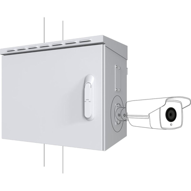 LANVIEW CCTV ormarić RCCTV005, 0U, IP66, bijeli
