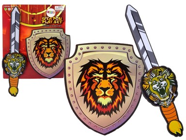 Kostim viteza s mačem i štitom LION