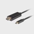 LANBERG USB-C na HDMI kabel, 1m, 4K, 60Hz, crni