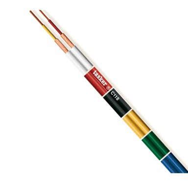 TASKER Kabel mikrofonski C118, 2x0.14 mm², 1 m