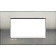 BTICINO Living light pokrovni okvir 4m brušeni čelik lna4804acs