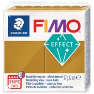 STAEDTLER Masa za modeliranje 8010-11, FIMO Effect Metallic, 57 g, metalik zlatna