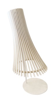 MOAI Stolna svjetiljka drvena, bijela