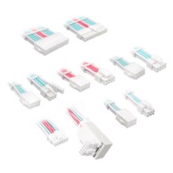 KOLINK Pleteni produžni kabel Core Pro 12V-2x6 Type 2 - Brilliant White/Neon Blue/Pure Pink