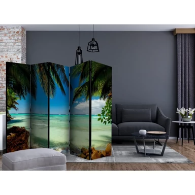 Paravan Opuštanje na plaži II, 225x172 cm, dvostrani