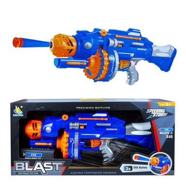 Dječja puška na mekane strelice Z Blaster XL, s bubnjem za strelice