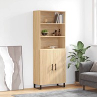 Visoka komoda hrasta sonome 69,5x34x180cm od konstruiranog drva