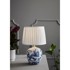 MARKSLÖJD Plavo-bijela stolna lampa Goteborg, visina 48 cm