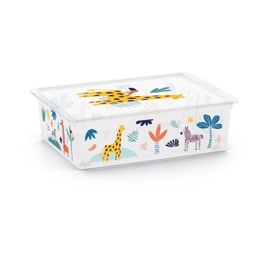 KIS C Box Style bijela plastična dječja kutija za pohranu 55 × 39 × 16 cm