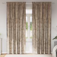 Gotove zavjese od baršuna 260x140 cm 2kom, bež