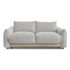 BOBOCHIC PARIS Svijetlo siva sklopiva sofa 214 cm Ernest, 214x120x87 cm