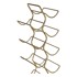 PREMIER HOUSEWARES Metalni držač za boce vina, Wren, 12 boca, zlatna