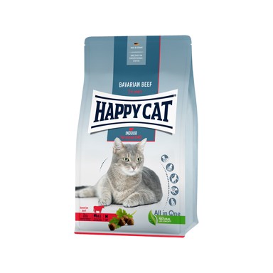HAPPY CAT Suha hrana za mačke Indoor Adult govedina 1,3 kg