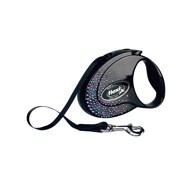 FLEXI Povodac GLAM SPLASH MYSTIC S 3m, crna