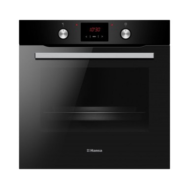 HANSA Ugradbena pećnica BOESS694001, crna, parna pećnica - soft steam