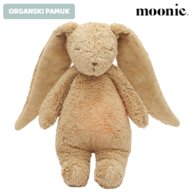 MOONIE Dječji zečić od organskog pamuka, cappuccino