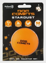 DOG COMETS Loptica Stardust, M, narančasta