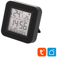 HOME Daljinski upravljači HSTHR 66574, mjerač temperature i vlage, sat, LCD