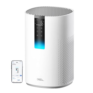 DREO Pročišćivač zraka Macro 605S, 82 m², 35 dB, bijeli