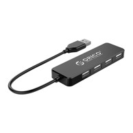 ORICO USB čvorište FL01, 4x USB-A 2.0, crno
