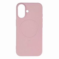 HURTEL Silikonska maskica MagSafe s tekućim efektom, iPhone 16e, ružičasta