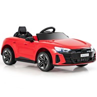 Dječji auto električni Audi RS, s daljinskim upravljačem i muzikom, crvena