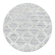 AYYILDIZ CARPETS Svijetlo sivi okrugli tepih ø 120 cm Pisa 