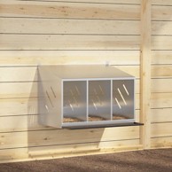 Kutija za gniježđenje za piliće s 3 odjeljka metala