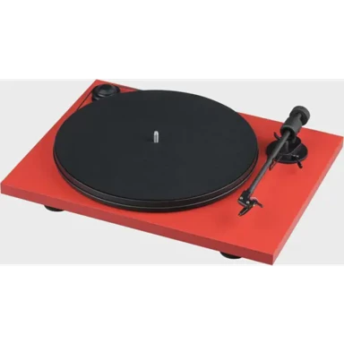 PRO-JECT Gramofon PRIMARY E PHONO, OM zvučnica, crveni