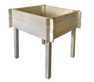 PORTOSS Drvena visoka greda, 80x80x80 cm