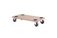 WALTECO Transportna ploča za tvrde podove, 58 x 29 cm, MDF, nosivost 200 kg