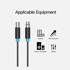 VENTION XLR produžni audio kabel, M na Ž, 5 m, crni